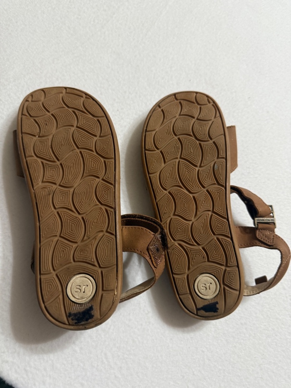Girls Brown Bow Strap Stride Rite Delilah Sandals 13M - Picture 4 of 5